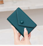 leather travel wallet card holder
