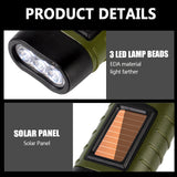 Solar-Powered Dynamo Torchlight 