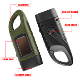 Solar-Powered Dynamo Torchlight 