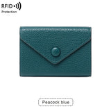Green leather wallets online