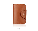Brown leather purse for women
