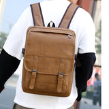Otto Faux Leather Travel Backpack