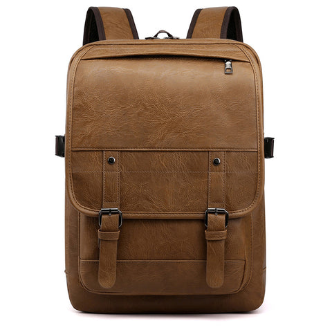 Otto Faux Leather Travel Backpack