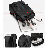 Otto Faux Leather Travel Backpack