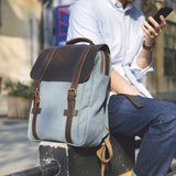 Brown waxed waterproof Bag