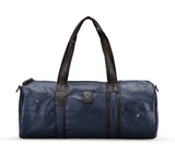Faux Leather Gym-Travel Duffel Handbag 