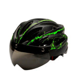 Cycling Helmet with Integrated Visor for Men-Women