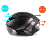  Helmet with Integrated Visor for Men-Women