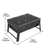  Outdoor Foldable Stainless Steel Charcoal BBQ Grill