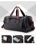 Shub Faux Leather Gym-Travel Duffel Handbag