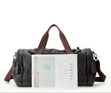 Shub Faux Leather Gym-Travel Duffel Handbag