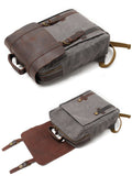 Brown waxed waterproof Bag