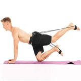  Leg Glute Stretch Bands with Waist + Toe Strap