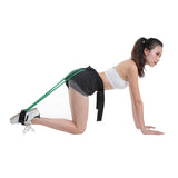  Leg Glute Stretch Bands with Waist + Toe Strap