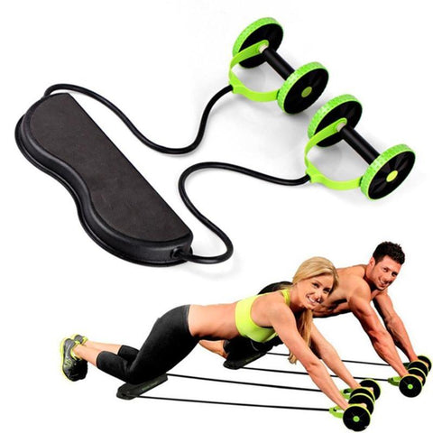 Wheel for 6 Pack Abs + Upper Body Muscles