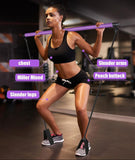 Bodyweight Squat Stretch Band with toe-strap