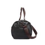 Shub-02 Faux Leather Gym-Travel Duffel Handbag 
