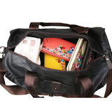 Shub-02 Faux Leather Gym-Travel Duffel Handbag 
