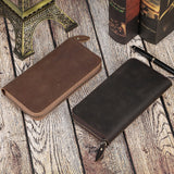 Otto Unisex Tall Leather Travel Wallet 