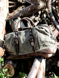 Vintage Military Style Duffel Travel Luggage