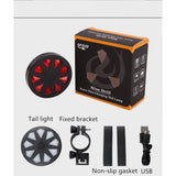 9D Mandhalla LED Bicycle Warning Tail light