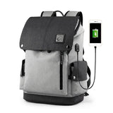 Anti-theft Waterproof Faux Leather Travel Backpack