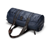Faux Leather Gym-Travel Duffel Handbag 