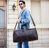 Otto Vintage-style Weekender Duffel Bag  