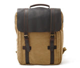 A green and brown waxed waterproof